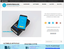 Tablet Screenshot of computerica.ro